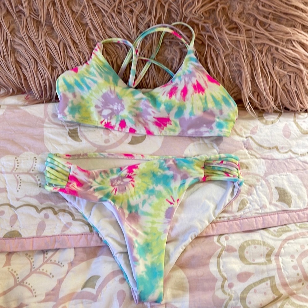 Swimsuit , bikini GIRLS TIE DYE BIKINI 2 pieces bottom and top